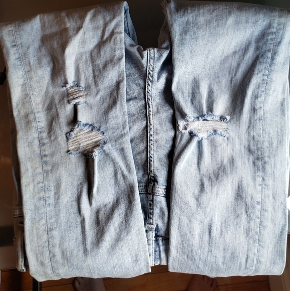 Acid Wash Distressed H&M Skinny Jeans - Picture 6 of 6